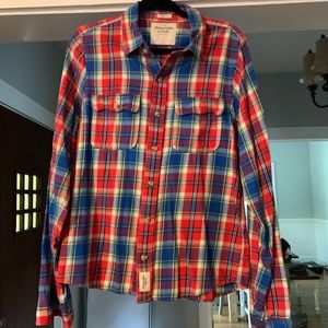 Abercrombie & Fitch plaid button up